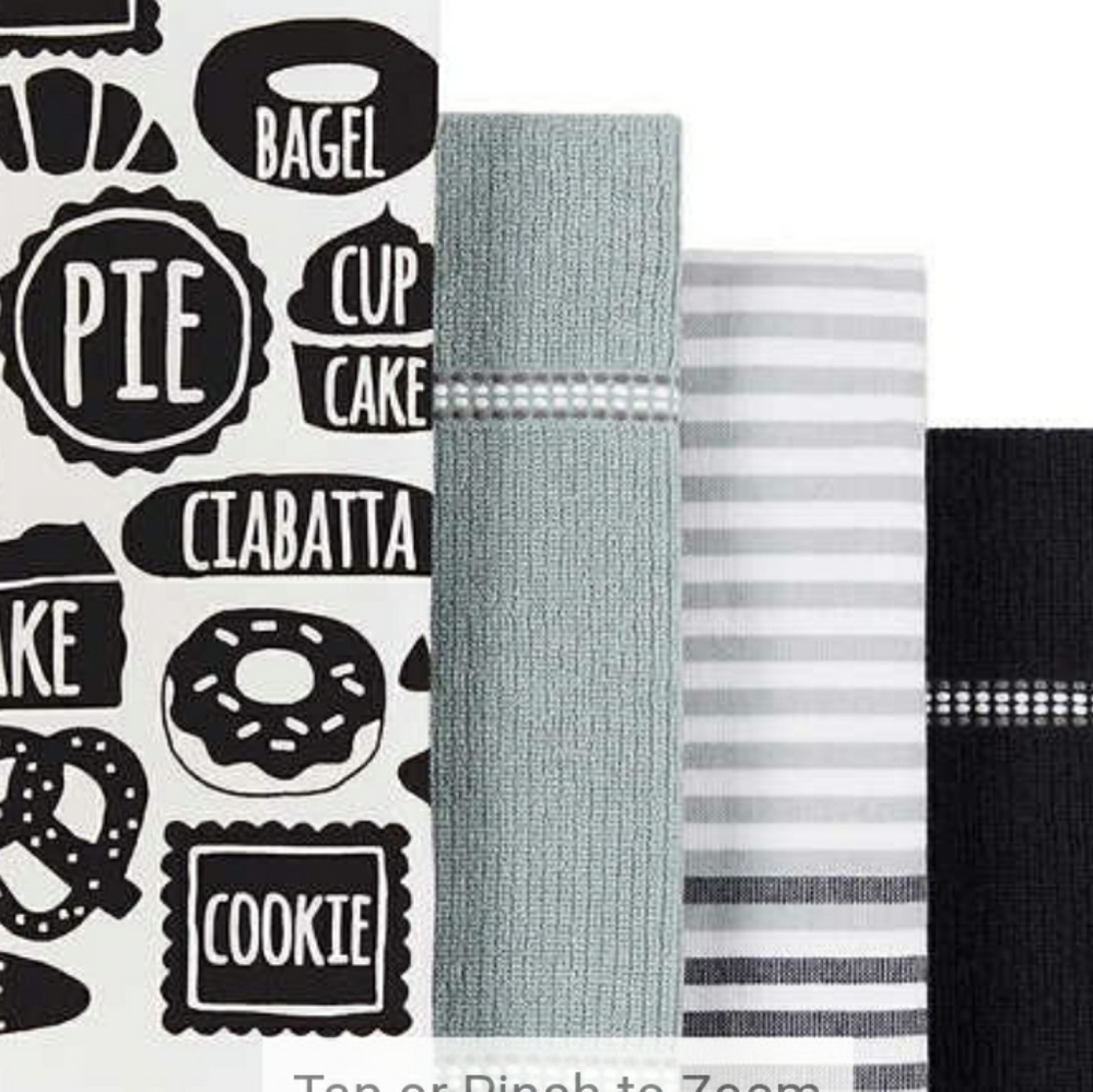 ๐๏ธ$15 or 2/$20!Town & Country Culinary Classic KitchenTowel Bakery Design 8 Set - Picture 1 of 6